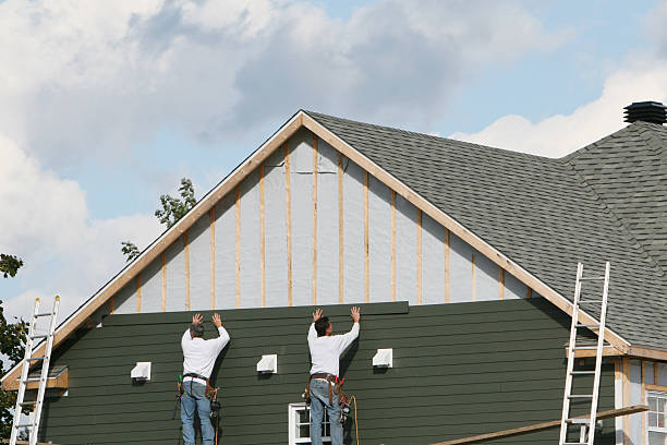 Professional Siding Replacement technician working in North Versailles, PA